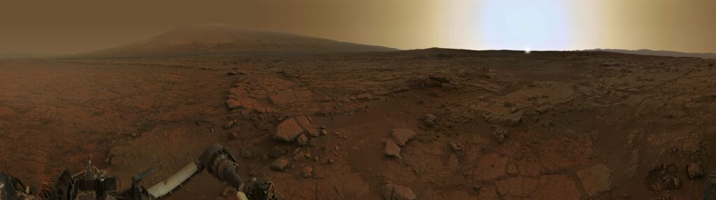 La imagen tiene un atributo ALT vacío; su nombre de archivo es Martian-Sunset-O-de-Goursac-Curiosity-2013-1024x287.jpg